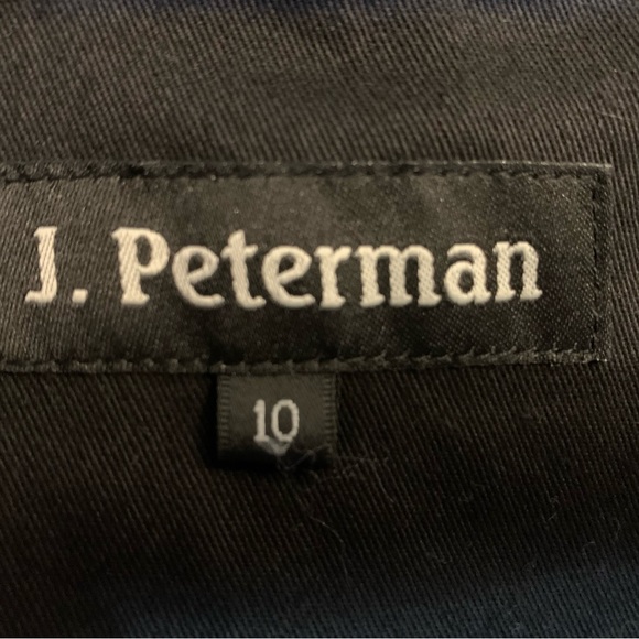 J. Peterman Black Leather Moto-Jacket US 10 Excellent Condition - Picture 7 of 8